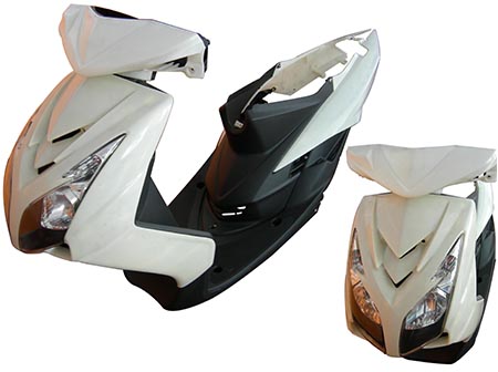 摩托尾盖板连接块模具 摩托尾盖板连接块模具